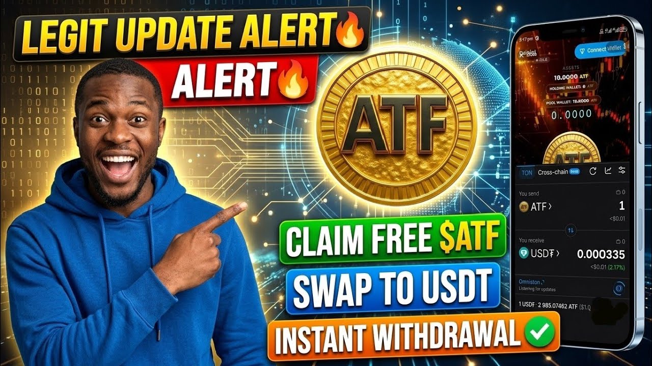$ATF - Бесплатное получение, обмен на USDT | Мгновенный вывод | Без комиссий
