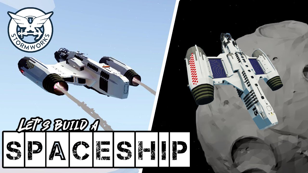 I Built a Spaceship for the New Space DLC!!! Stormworks