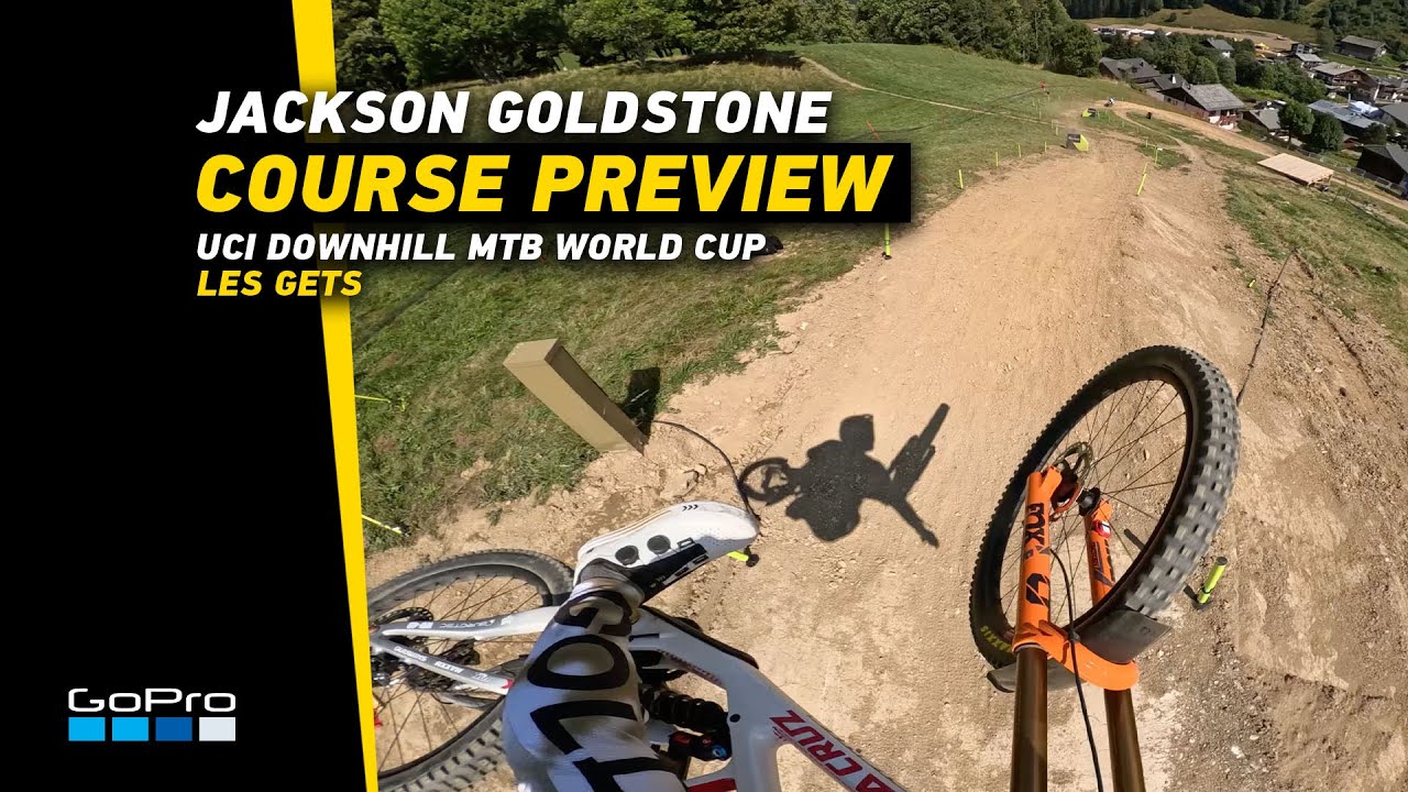 GoPro: Jackson Goldstone's Course Preview with HERO12 in LES GETS | 2023 UCI Downhill MTB World Cup