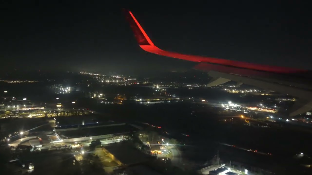 Delta Air Lines A321 Landing LAS - ATL
