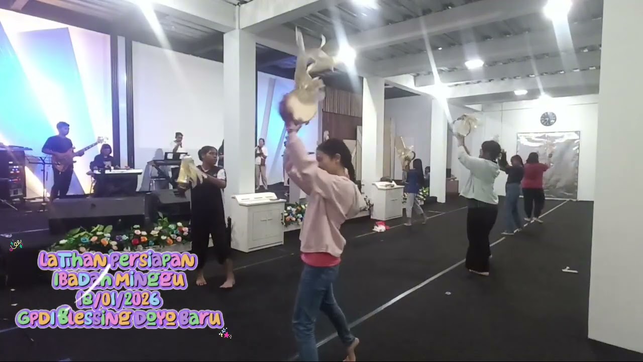 Latihan  Persiapkan Ibadah Minggu 18/01/2026 GPdI Blessing Doyo Baru