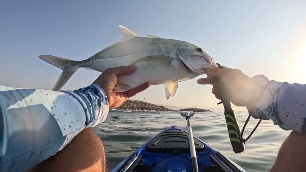 Kano ile Keyifli bir Balık Avı GT ve Deve Balığı Efsane Av Yakala Bırak Fishing with kayak! #fishing