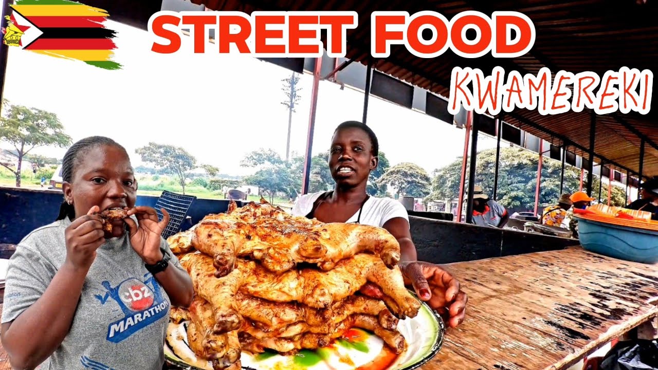 I Tried Zimbabwe's Most Delicious Street Food | KwaMereki 🇿🇼