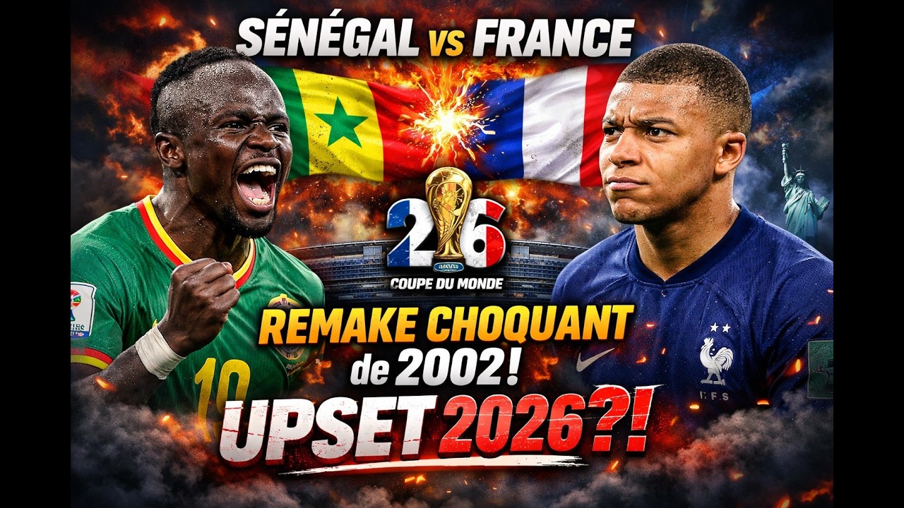 C'est Gaté entre SÉNÉGAL et FRANCE; Le REMAKE CHOQUANT de 2002 qui Va DÉTRUIRE les BLEUS en CM 2026.