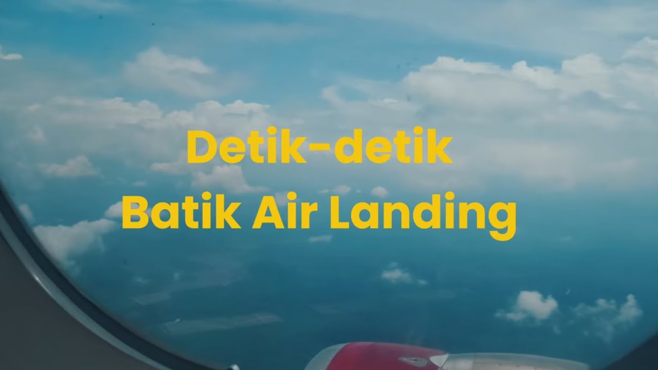 Batik Air Landing Di Sultan Syarif Kasim II Pekanbaru