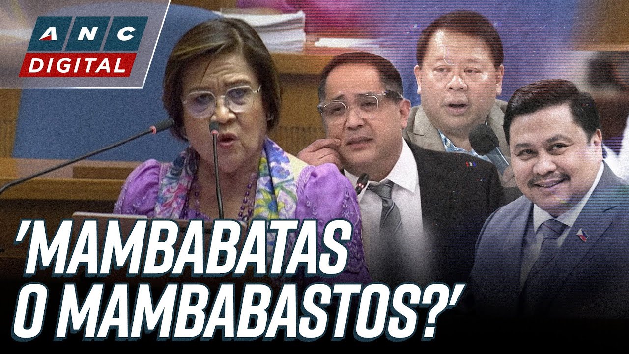 'Walang paggalang sa babae': De Lima hits Suntay, Jinggoy, Topacio for misogynistic remarks | ANC