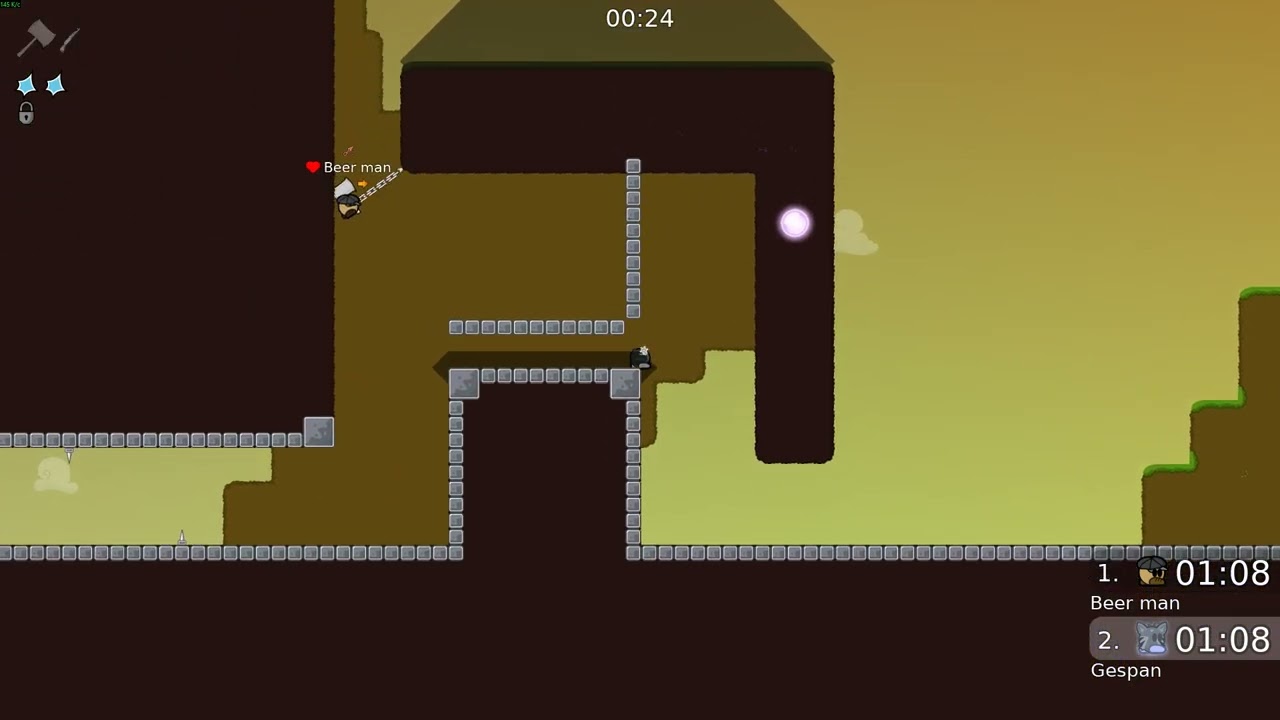 Lil Speedrun with Beer man xD