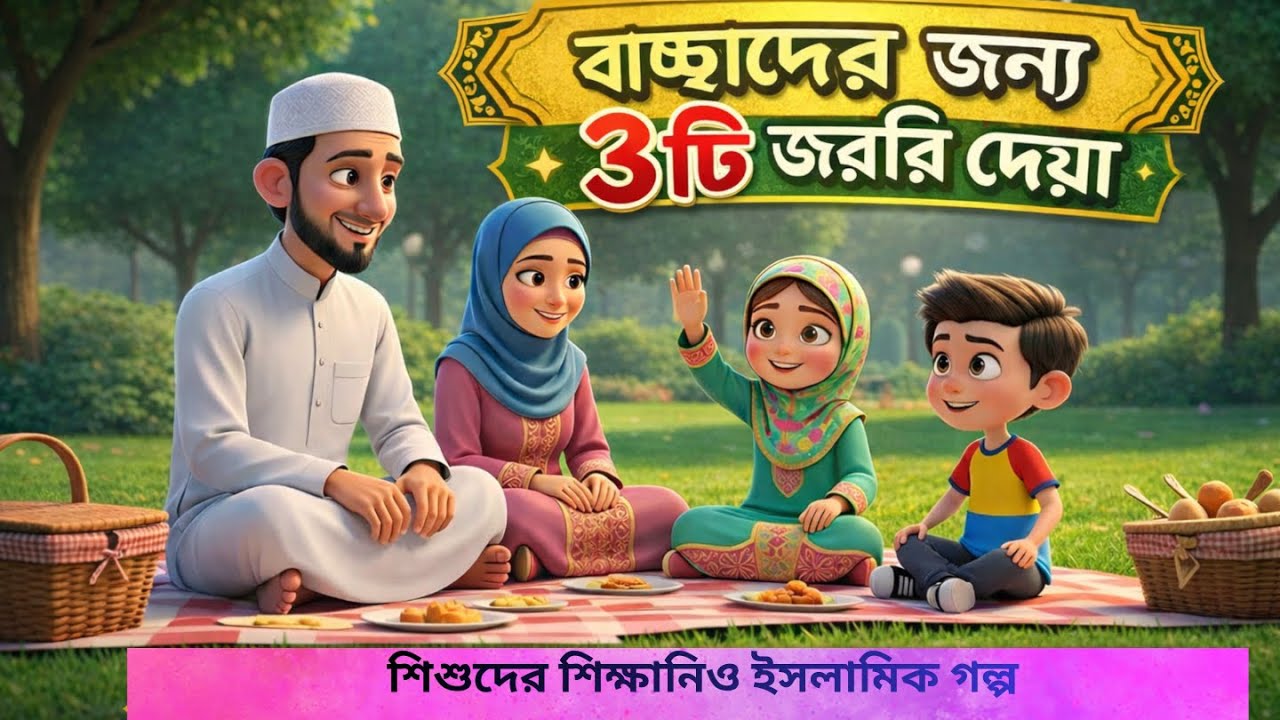 Daily Duas for Kids | ঘর থেকে বের হওয়া ও খাওয়ার দোয়া |