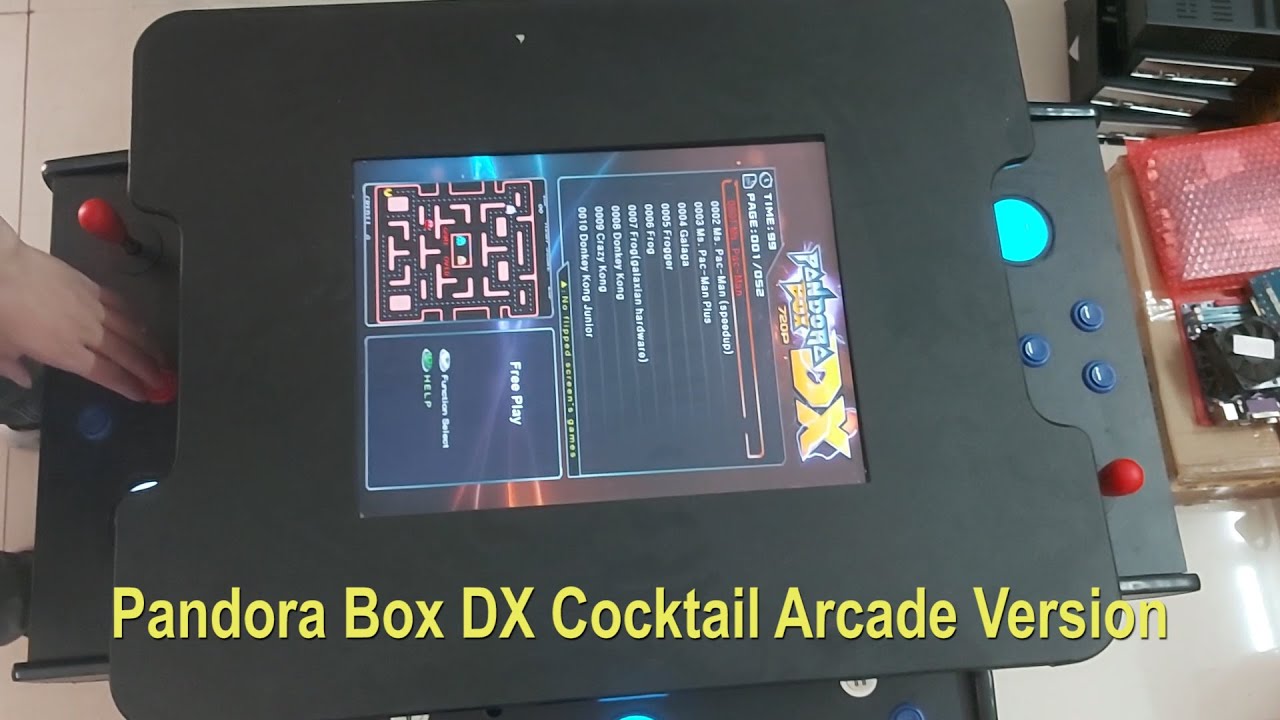2021 New Pandora Box DX 2 Sided / 3 Sided Cocktail Arcade Version 516 in 1 Screen flip
