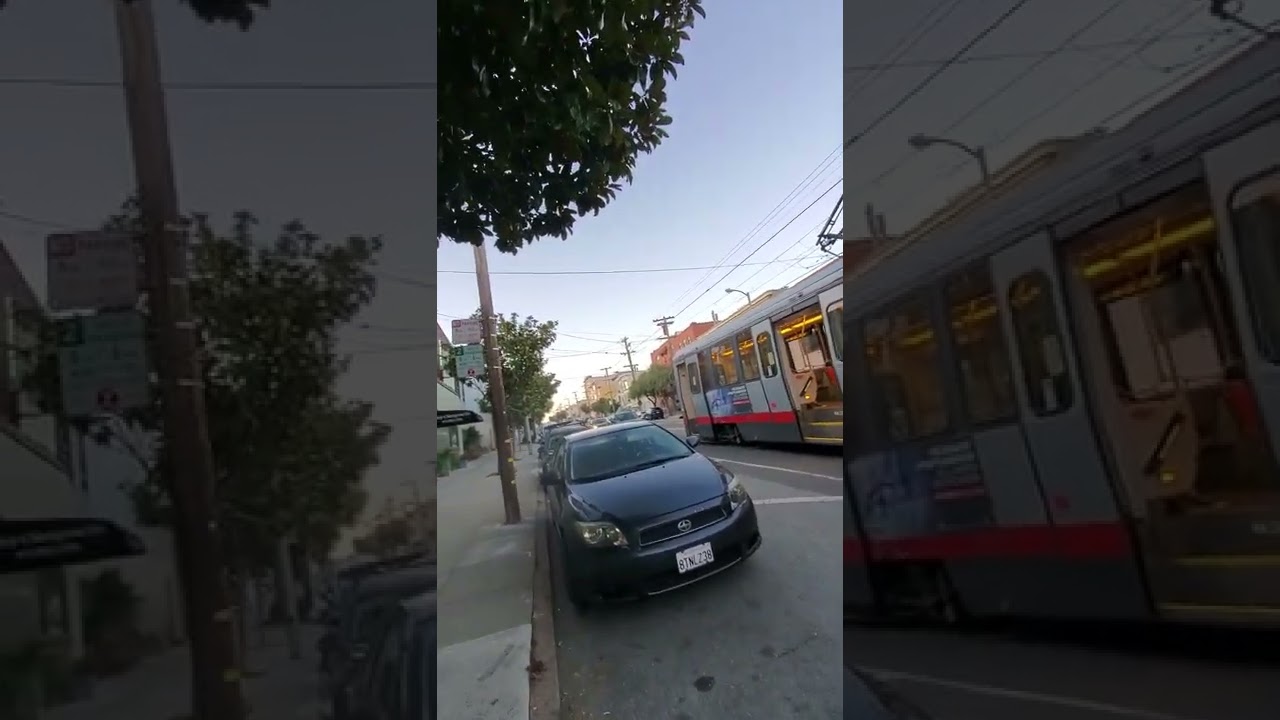 San Francisco Muni Metro Light Rail Section Insulator at Car Stop
