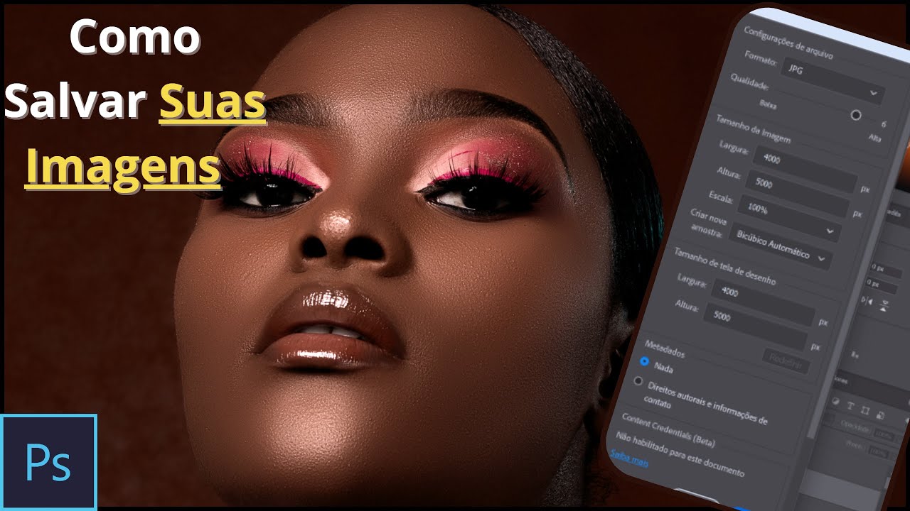 Como salvar suas Imagens Para as Redes Sociais || Tutorial