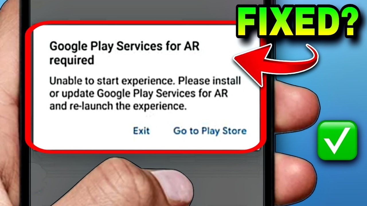 Google Play Services For Ar Required Problem | Google Play Services For Ar Kya Hai