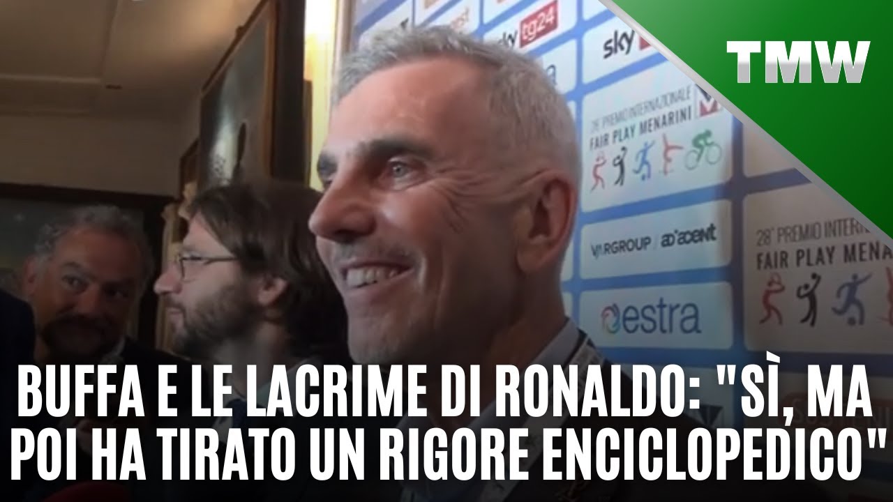 Buffa e le lacrime di Cristiano Ronaldo: 