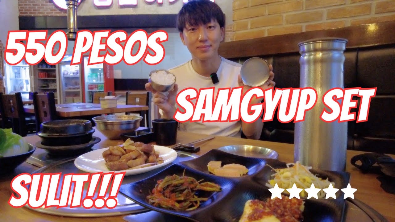 SOLO SAMGYUP POSSIBLE with 550 Pesos in Pasay City