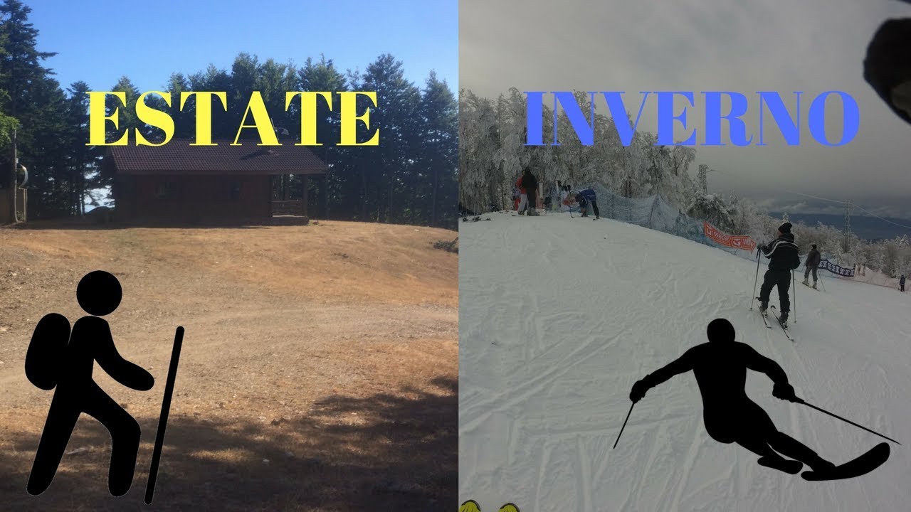 Gambarie - Pista Azzurra ESTATE vs INVERNO