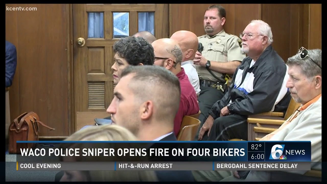 Waco police sniper opens fire on four bikers