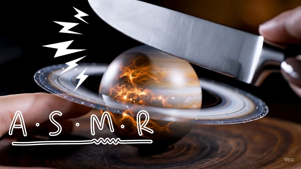 Cutting Planets in Half Is So Satisfying! - ASMR solar system