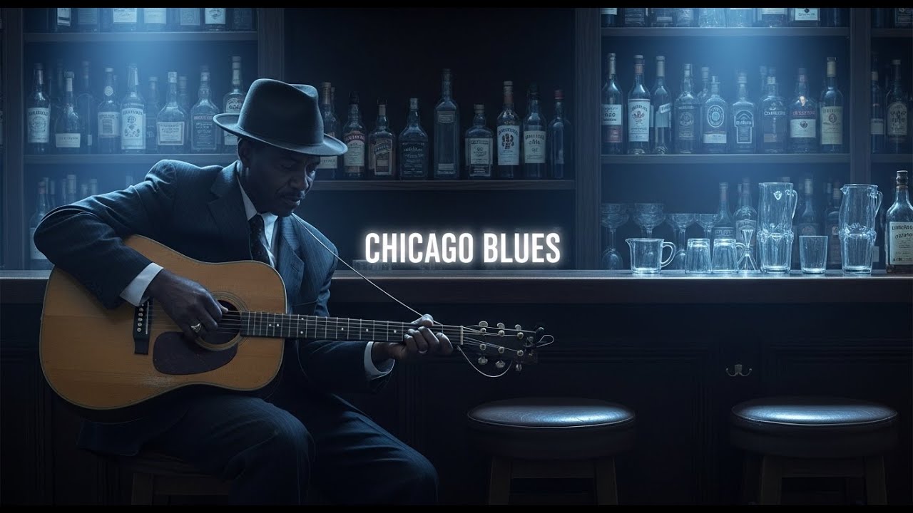 Chicago Blues With Walking Bass Heart