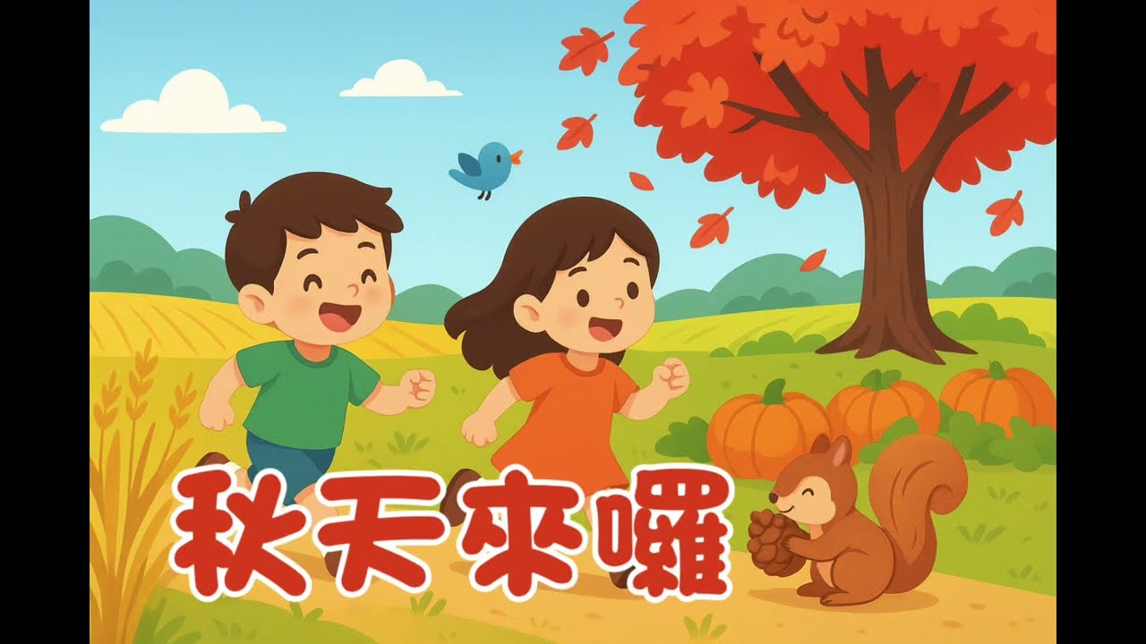 【兒歌】秋天來囉 🍁 親子律動 & 放鬆音樂｜寶寶專屬秋天兒歌｜寶寶律動兒歌 🍂 親子共玩