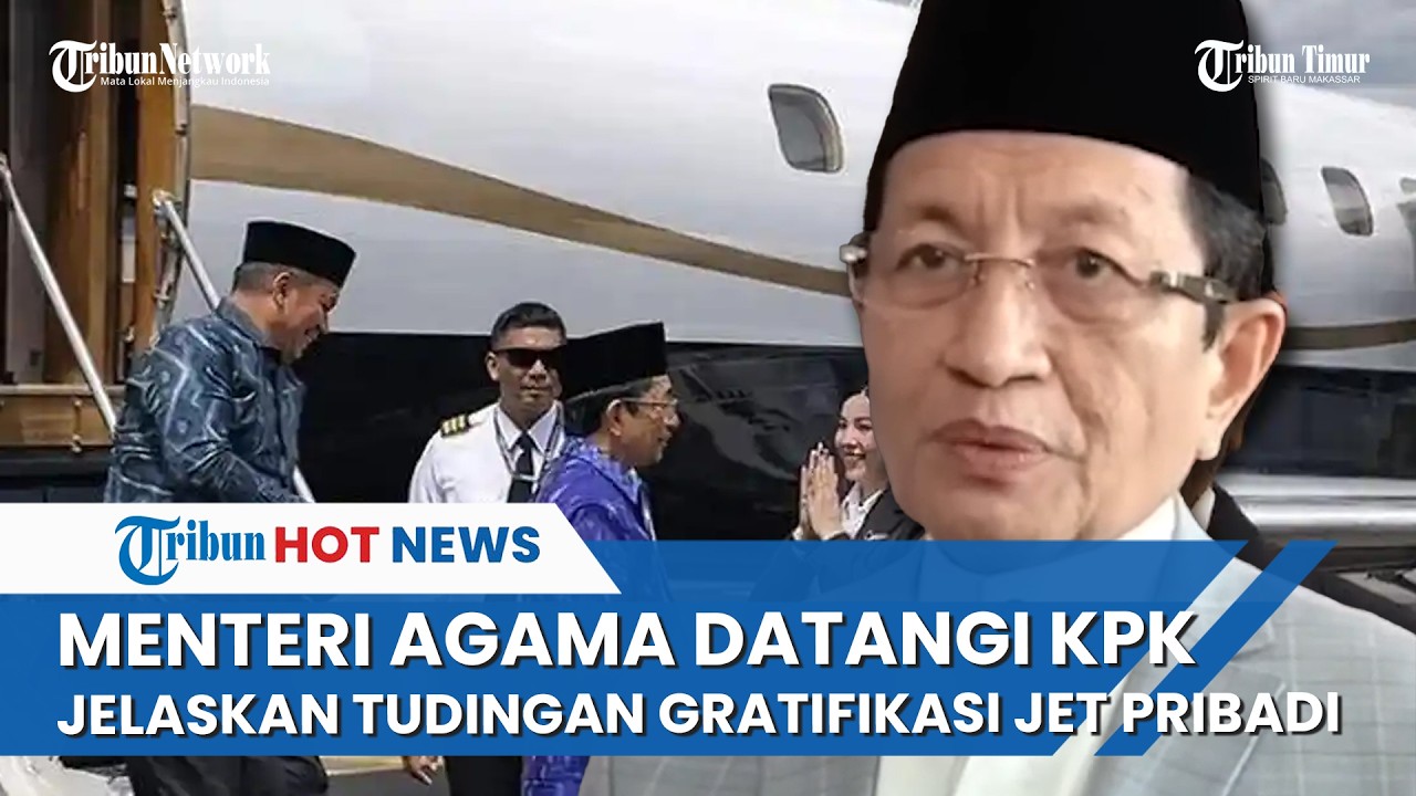 Menag Datangi KPK, Bebas Sanksi Pidana seusai Lapor Fasilitas Jet Pribadi dari OSO