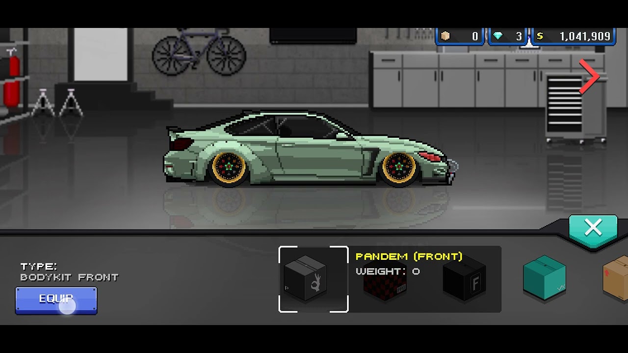 Halo semuanya aku bermain pixel car racer