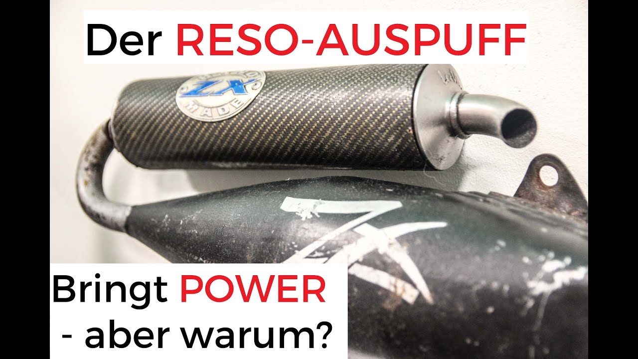Der RESO-AUSPUFF bringt POWER - aber warum? / Vespa & Simson / motoerevo