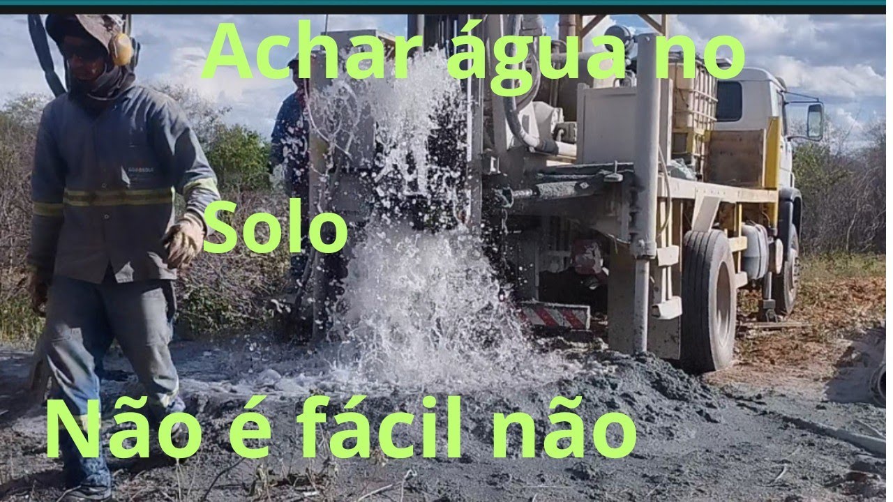Localização de poços artesianos com água não é fácil não por causa da seca.