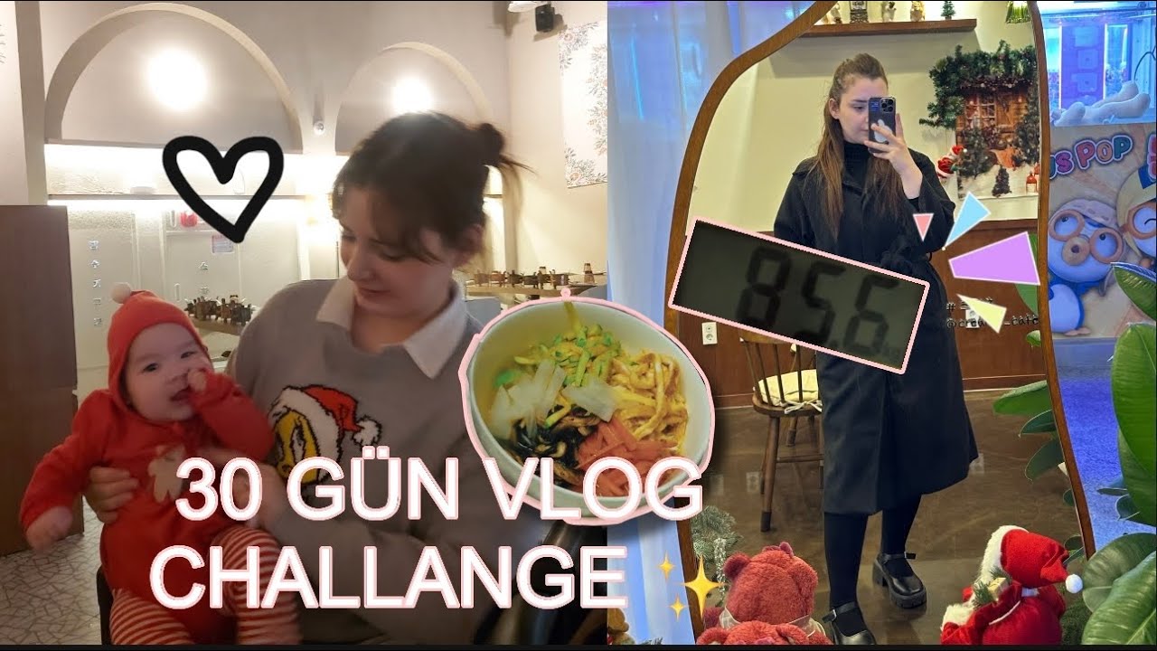 30 GÜN BOYUNCA BERABERİZ! | Doğum kilolarımı verelim |Görümcem ile date ♥️ ~1
