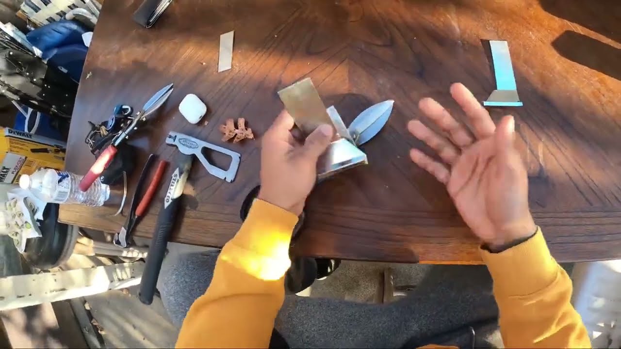 COMO HACER CORTES DE 45° EN DRIP O #5 EN METALES PARA STUCCO FACIL Y PERFECTOS