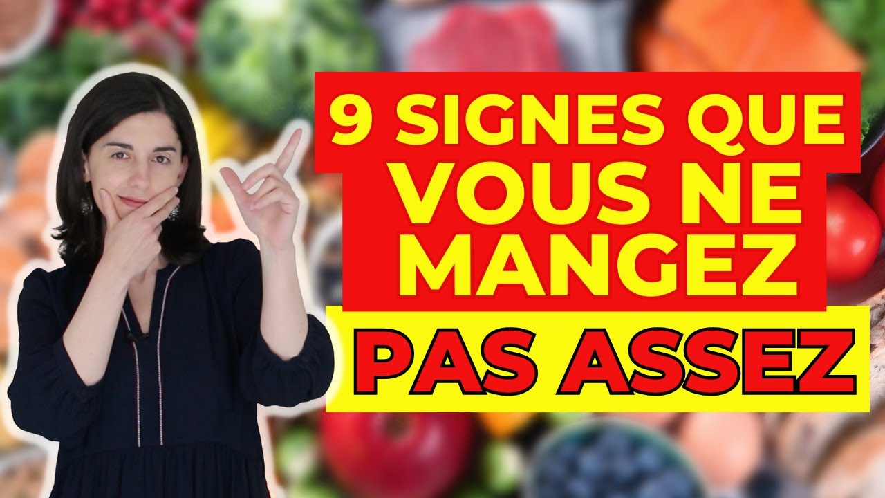 9 signes que vous ne mangez pas assez