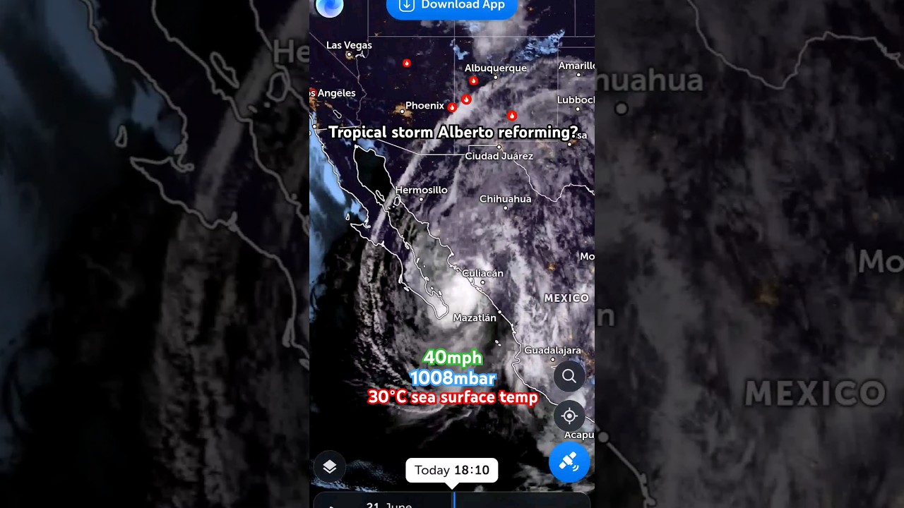 Tropical Storm Alberto reforming? #viral #hurricane #reforming #alberto #typhoon #tropicalstorm