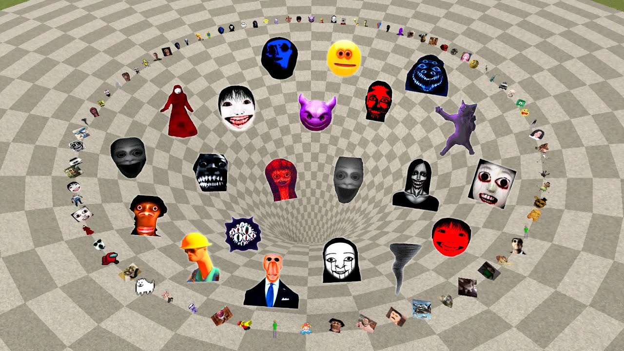Too Much Nextbots And Nico's Nextbots in FUNNEL! Garry's Mod