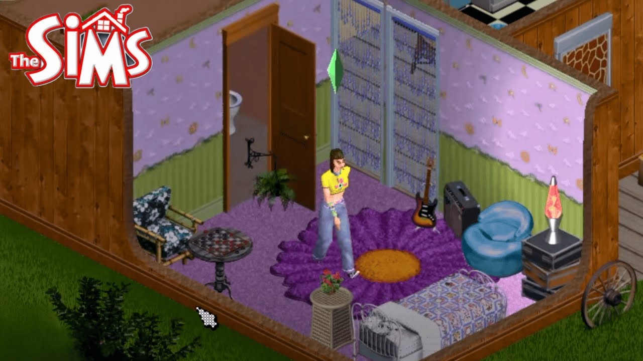 Life as a Hippie in The Sims 1 (Longplay, no commentary)