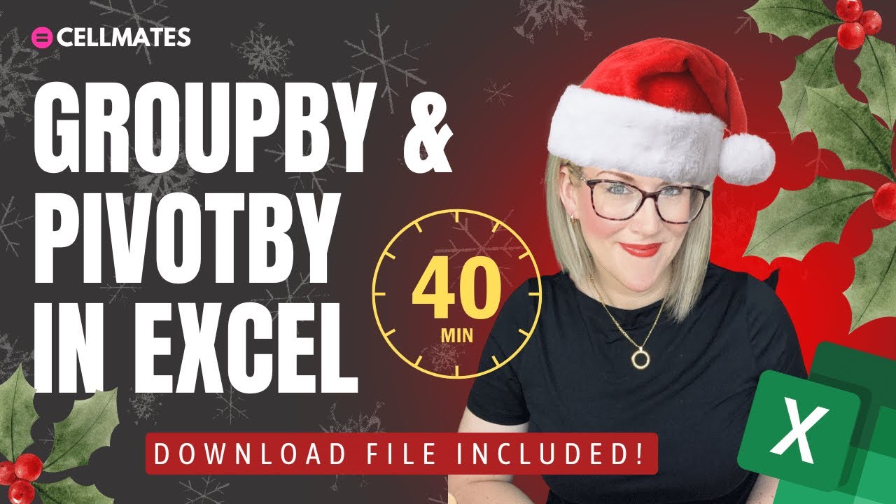 ULTIMATE Guide to the GROUPBY and PIVOTBY Functions in Excel!