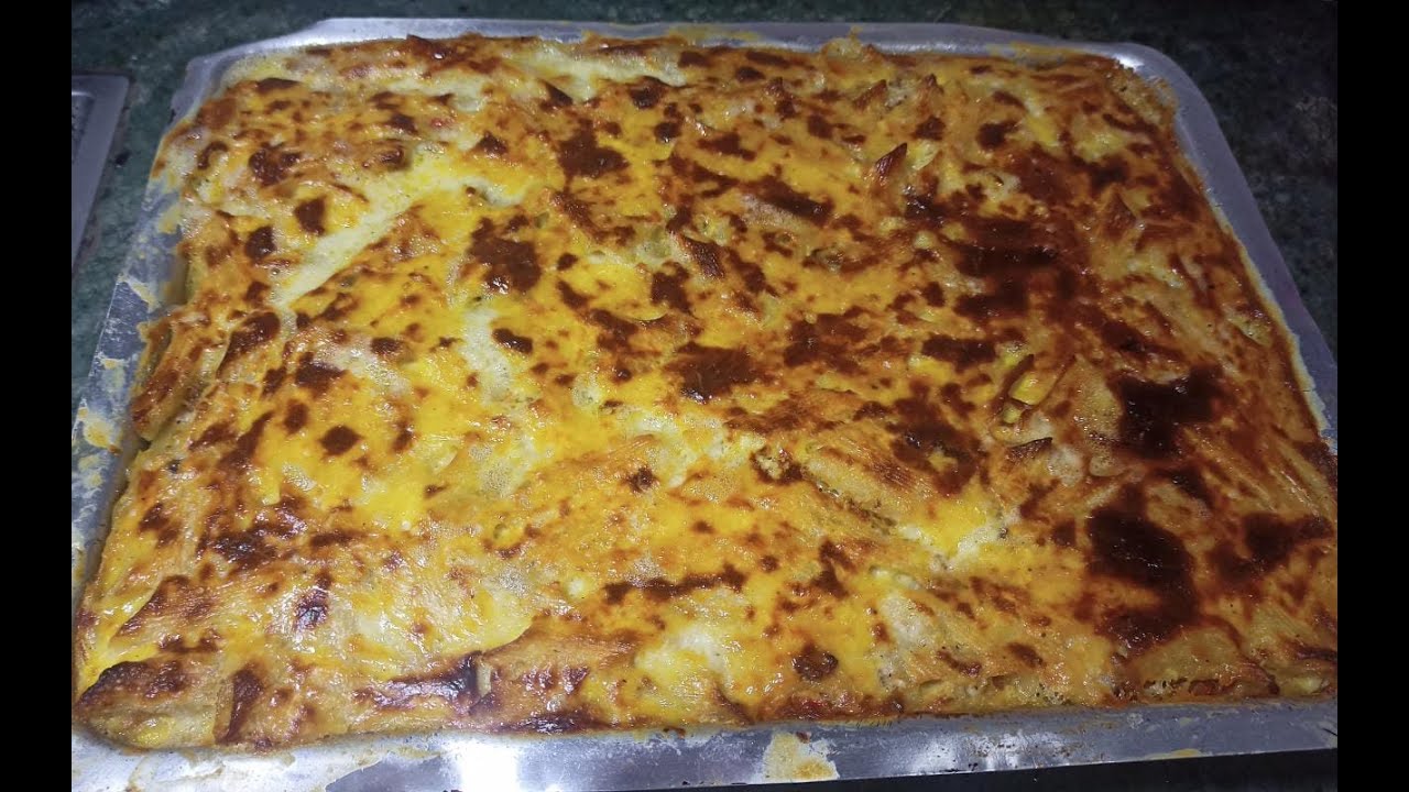 اسرع طريقه المكرونه البشاميل ورهيبه