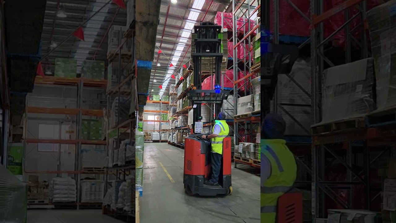 High Reach double deep forklift