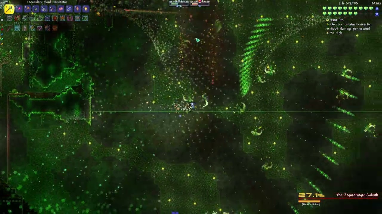 The Plaguebringer Goliath (Melee) | Malice Death | Terraria Calamity Mod