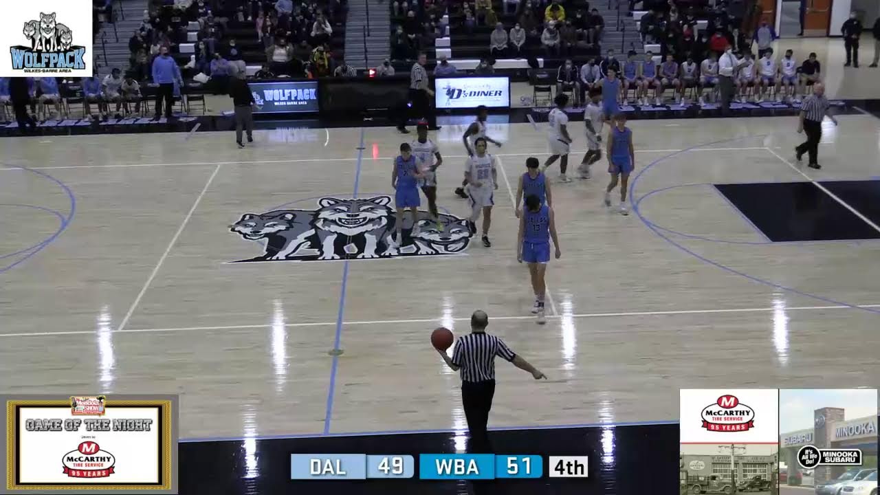 Dallas Area vs Wilkes-Barre Area