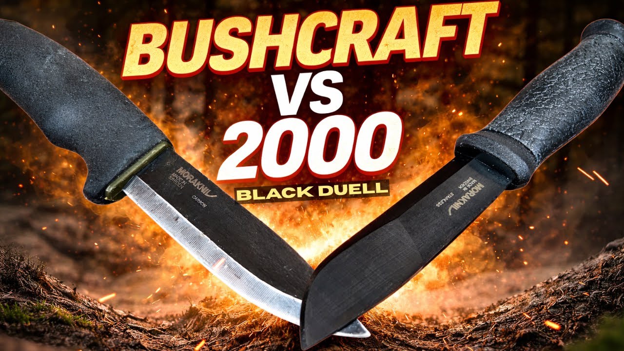 Bushcraft Survival vs 2000 Black Edition – Das bessere Morakniv