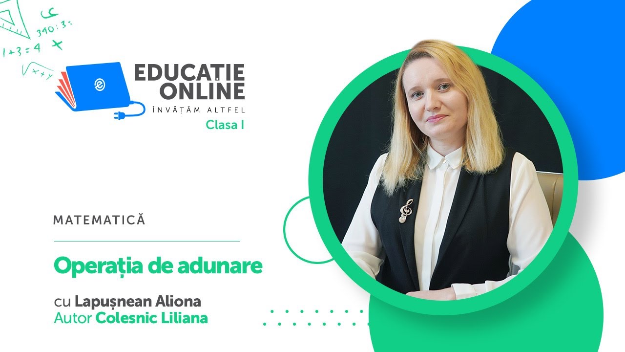 Matematică, Clasa I, Operația de adunare