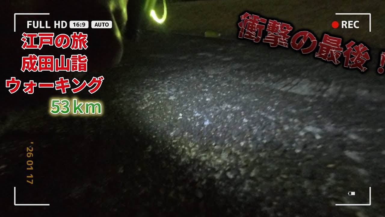【完歩】衝撃の最後！江戸の旅 成田山詣ウォーキング 