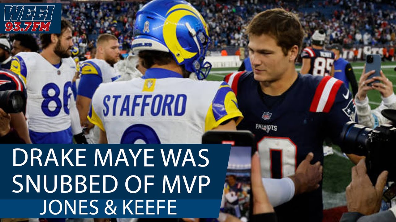 Drake Maye SHOULD have won NFL MVP over Matthew Stafford | Jones & Keefe