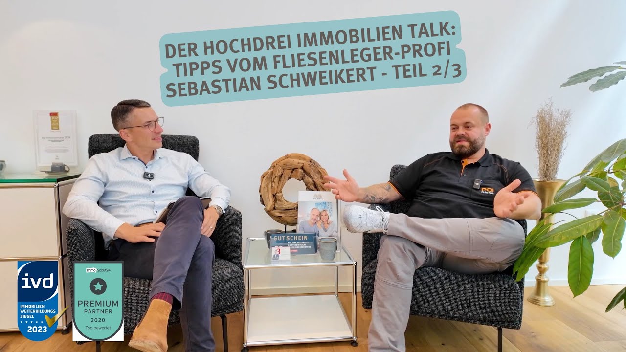 🎬🔨 Experteninterview Teil 2/3: Tipps vom Fliesenleger-Profi Sebastian Schweikert! 🔨🎬