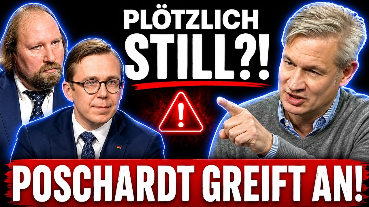 🔥 TALKSHOW ESKALIERT! Poschardt konfrontiert Amthor & Hofreiter – plötzlich wird es still im Studi
