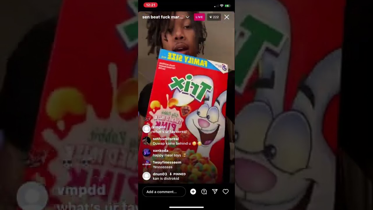 KANKAN TROLLING IAYZE ON IG LIVE