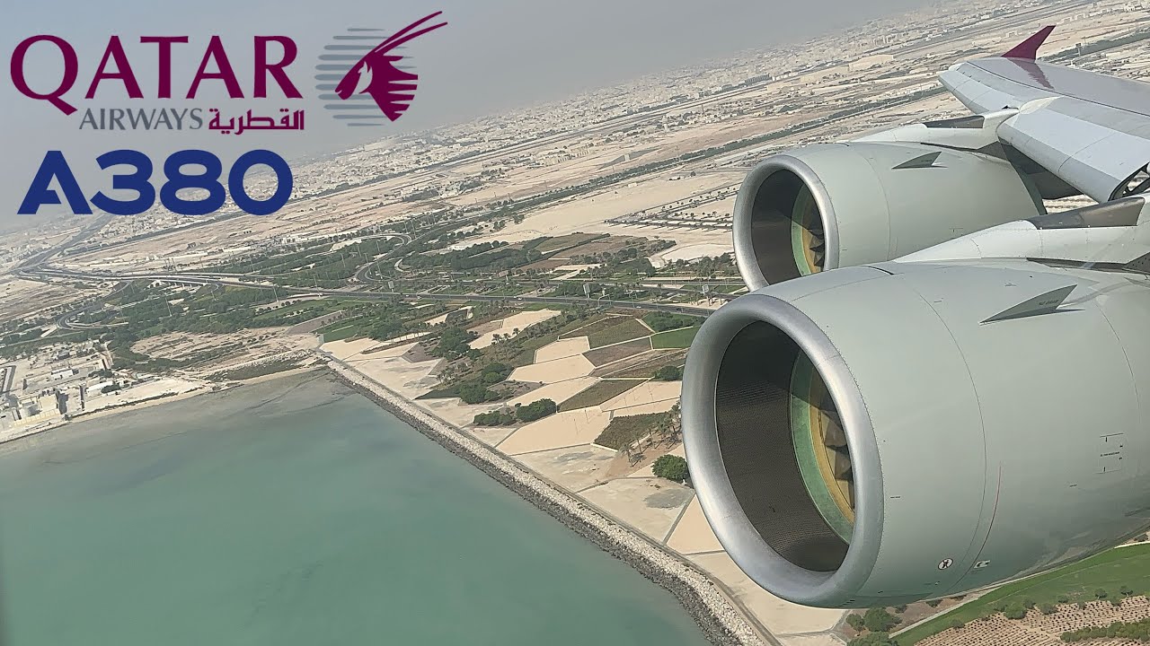 4K Qatar Airways A380 + Al Maha Lounge 🇶🇦 Doha DOH - London Heathrow LHR 🇬🇧 [FULL FLIGHT REPORT]