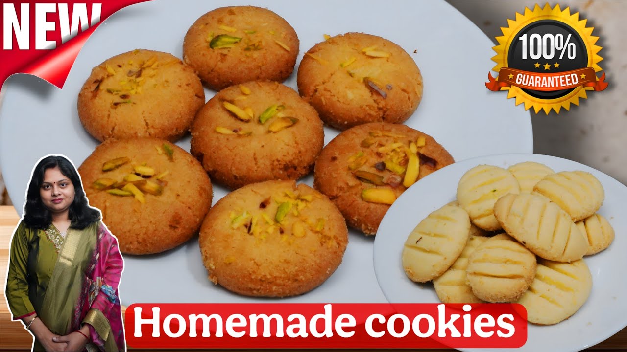 बेकरी स्टाइल कुकीज🍪🥯 घर पर बनाएं बिना ओवन के 😋एक बार में परफेक्ट बनेंगे🍪 cookies recipe #food#recipe