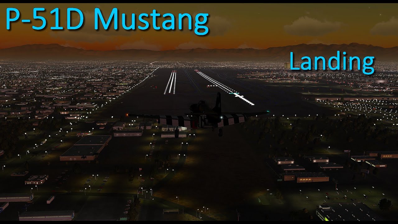DCS: P-51D Mustang - Landing (Tutorial)