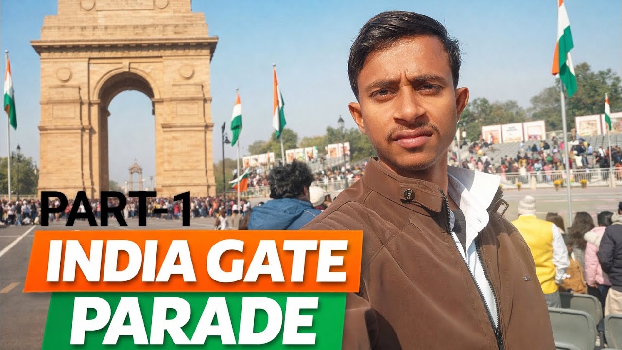INDIA GATE PARADE PART - 1|| RRR83VLOGS || #indiagate #parade #26januaryparade