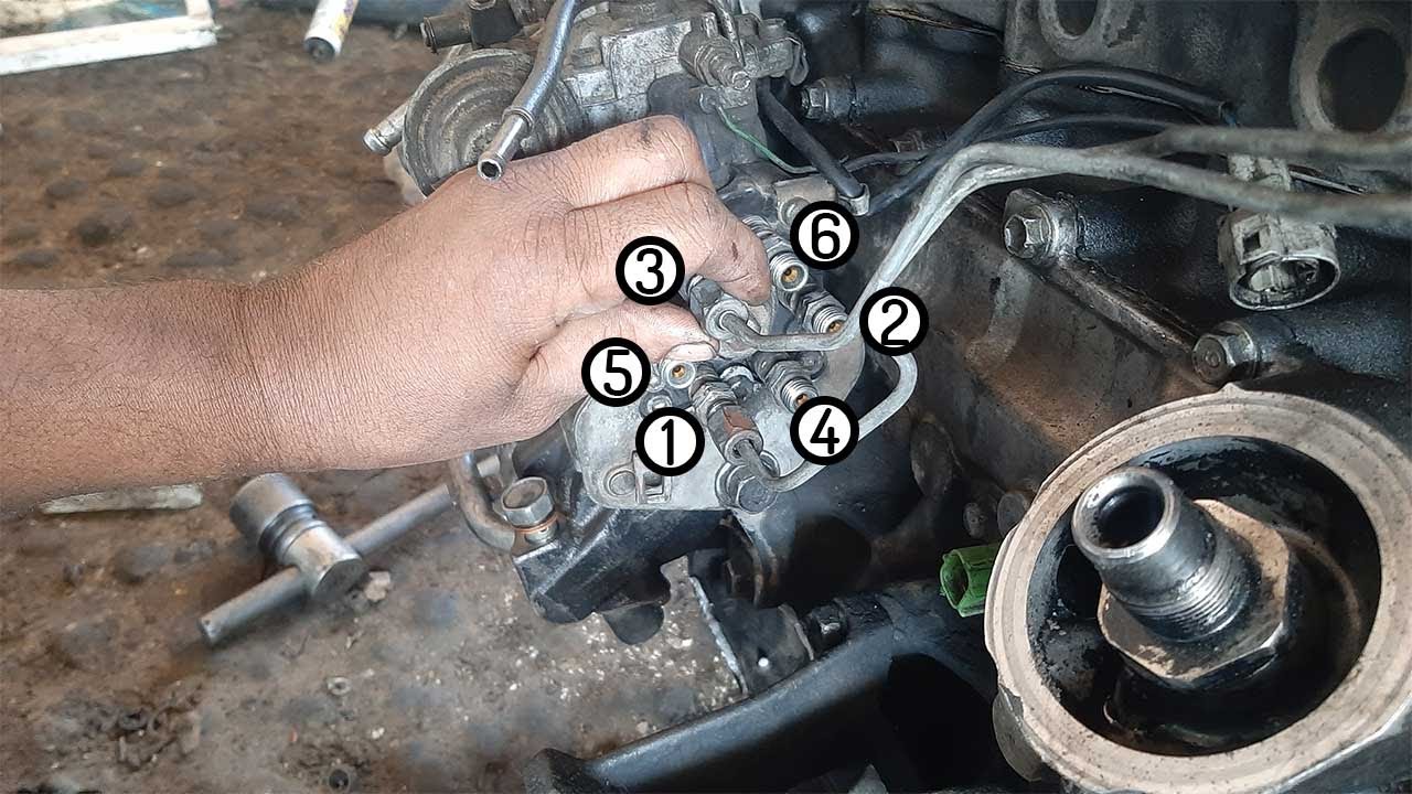 1HZ Engine diesel  Fuel Injection Tube